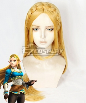 The Legend Of Zelda: Breath Of The Wild Princess Zelda Golden Yellow Cosplay Wig