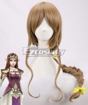 The Legend Of Zelda Zeruda No Densetsu Twilight Princess Princess Of Hyrule Zelda Zeruda Hime Brown Cosplay Wig