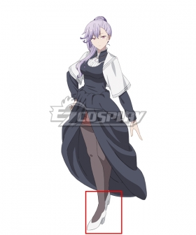 The Misfit of Demon King Academy Maou Gakuin Emilia Ludowell Silver Cosplay Shoes