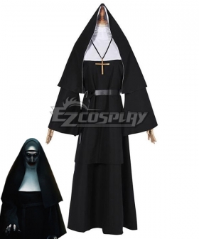The Nun 2018 Horror Moive Halloween Trailer Valak Sister Cosplay Costume