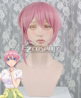The Quintessential Quintuplets Go-Tōbun No Hanayome 5 Equal Brides Ichika Nakano Pink Cosplay Wig 