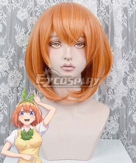 The Quintessential Quintuplets Go-Tōbun No Hanayome 5 Equal Brides Yotsuba Nakano Orange Cosplay Wig - A Edition