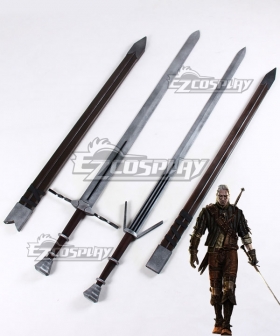 The Witcher 3: Wild Hunt Geralt Of Rivia Two Swords Cosplay Weapon Prop