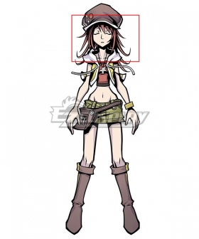 The World Ends With You: Final Remix Shiki Misaki Red Cosplay Wig
