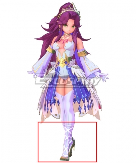 Trials of Mana Angela Mystic Queen White Shoes Cosplay Boots