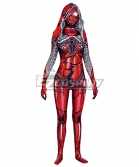 Venom Symbiote Spiderman Gwen Stacy Carnage Printed Jumpsuit Cosplay Costume