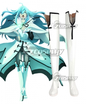 Vivy Fluorite Eye's Song Vivy Show Silver Shoes Cosplay Boots