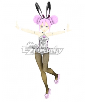 Vocaloid Sakura Miku Hatsune White Bunny Girl Cosplay Costume