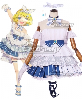 Vocaloid Snow Miku 2019 10th Anniversary Kagamine Rin Cosplay Costume