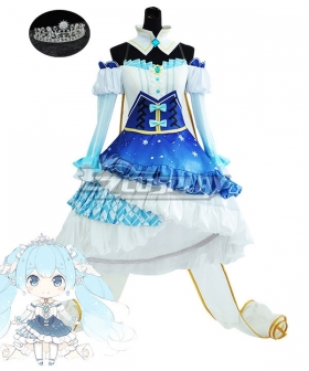 Vocaloid Snow Miku 2019 Cosplay Costume