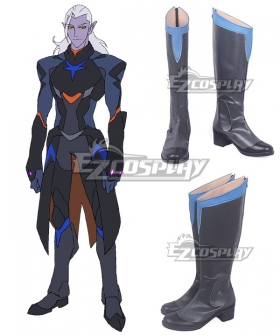 Voltron: Legendary Defender Lotor Black Shoes Cosplay Boots