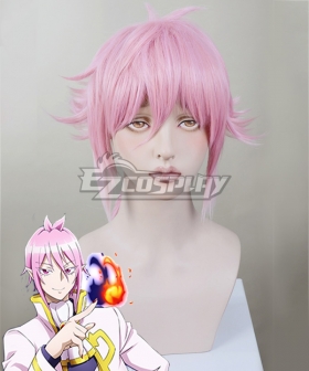 Welcome to Demon School! Iruma-kun Asmodeus Alice Pink Cosplay Wig
