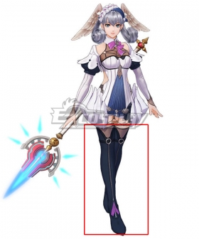 Xenoblade Chronicles: Definitive Edition Melia Black Shoes Cosplay Boots