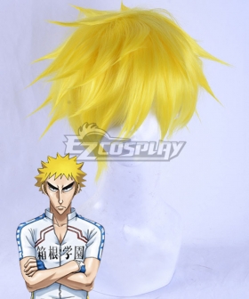 Yowamushi Pedal Juichi Fukutomi Yellow Cosplay Wig
