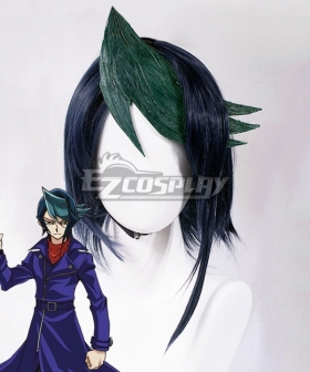 Yu-Gi-Oh! Yugioh ARC-V Kurosaki Shun Shay Obsidian Blue Green Cosplay Wig