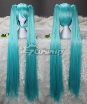 Vocaloid Oiran Hatsune Miku Water Blue Cosplay Wig 042I