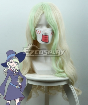 Little Witch Academia Diana Cavendish Golden Green Cosplay Wig 435A