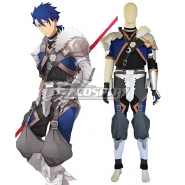 Fate/Grand Order Stage 3 Cu Chulainn FGO Caster Cosplay Costume All Sizes New
