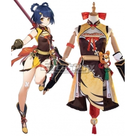 Genshin Impact Xiangling Cosplay Costume A Edition