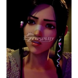 Blade Runner: Black Lotus Elle Black Cosplay Wig