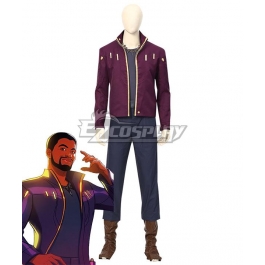 Marvel What IF Star-Lord T'Challa Halloween Cosplay Costume