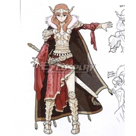 Shadows of Valentia Celica Cosplay Costume2782 Fire Emblem Echoes