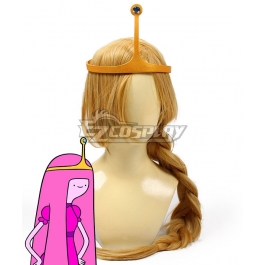 Details about   Adventure Time Princess Bubblegum Cosplay Costume Dress with Crown 