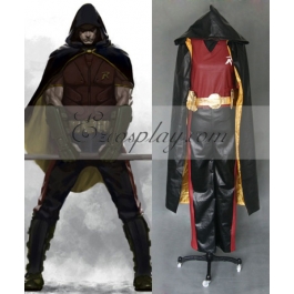 Dc Comics Batman Arkham City Robin Cosplay Costume