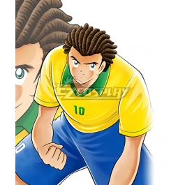 Captain Tsubasa Natureza Carlos Santana Brazil Cosplay Costume