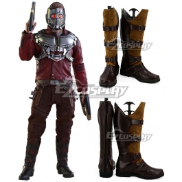 of the Galaxy Star Lord Peter Jason Quill cosplay shoes Boots Custom Made 