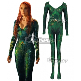 DC Aquaman 2018 Movie Mera Jumpsuit Cosplay Costume