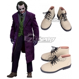 Dc The Dark Knight Batman Joker Brown Cosplay Shoes