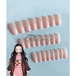 Demon Slayer Kimetsu No Yaiba Nezuko Kamado Pink Fake Nails Cosplay Accessory Prop Cosplay demon slayer costum demon slayer nezuko demon slayer cosplay demon slayer nezuko academia boku no hero demon slayer cosplays maid cosplay costume anime cloth naruto genshin impact blade of demon destruction anime intimate accessories. demon slayer kimetsu no yaiba nezuko kamado pink fake nails cosplay accessory prop