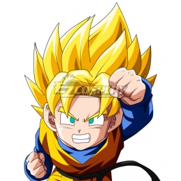 Dragon Ball Super Son Goten Super Saiyan Golden Cosplay Wig
