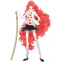 Land of the Lustrous Padparadscha red long Cosplay Wig COS