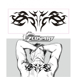 Gangsta Gyangusuta Worick Arcangelo Tattoo Cosplay Accessory