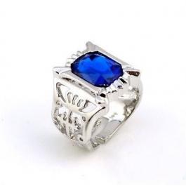 Black Butler Kuroshitsuji Sapphire Ring Bracelet Cosplay Unisex For Anime Fan