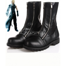 Telacos Final Fantasy VII FF7 Cloud Strife Cosplay Shoes Boots Custom Made