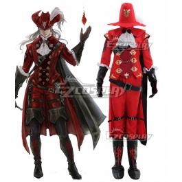 Final Fantasy XIV Red Mage Cosplay Costume Custom Made 