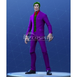 Fortnite Battle Royale The Joker Halloween Cosplay Costume