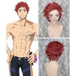 Wallpaper Free Dive To The Future Asahi Shiina Red Cosplay Wig Desktop Wallpaper