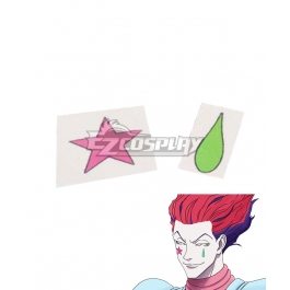 Hunter X Hunter Hisoka Morow Tattoo Sticker Cosplay Accessory Prop Hunter X Hunter Hisoka Morow Tattoo Sticker Cosplay Accessory Prop