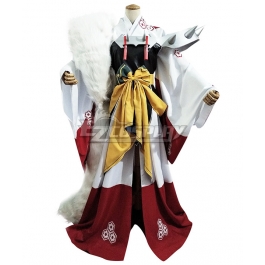 new!Sesshoumaru Inuyasha Cosplay Lolita Kimono Dress 2 colors new!Sesshoumaru Inuyasha Cosplay Lolita Kimono Dress 2 colors