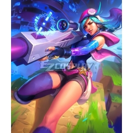 League Of Legends Lol Caitlyn Blue Cosplay Costume