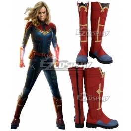 captain marvel red boots