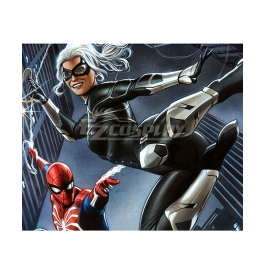 Marvel Spider Man Ps4 Spiderman The Heist Felicia Hardy Black Cat Cosplay Costume