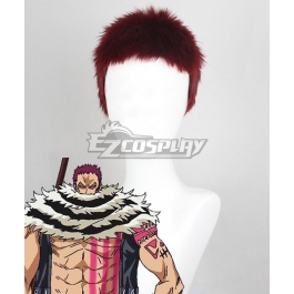 One Piece Charlotte Katakuri Red Cosplay Wig