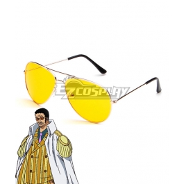 One Piece Kizaru Borsalino Glasses Cosplay Accessory Prop