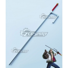 One Piece Smoker Seastone Tipped Jitte Cosplay Weapon Prop