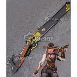 Overwatch Ow New Hero Ashe Gun Cosplay Weapon Prop Kaifuku jutsushi no yarinaoshi / redo of healer anime! overwatch ow new hero ashe gun cosplay weapon prop